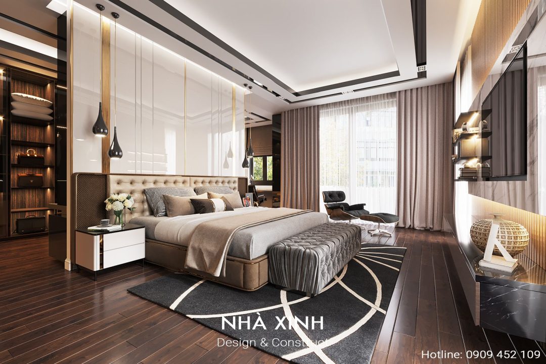 Mẫu Thiết Kế Biệt Thự Hiện Đại 4 Tầng 480m2 | Anh Tiến - Hình ảnh 15