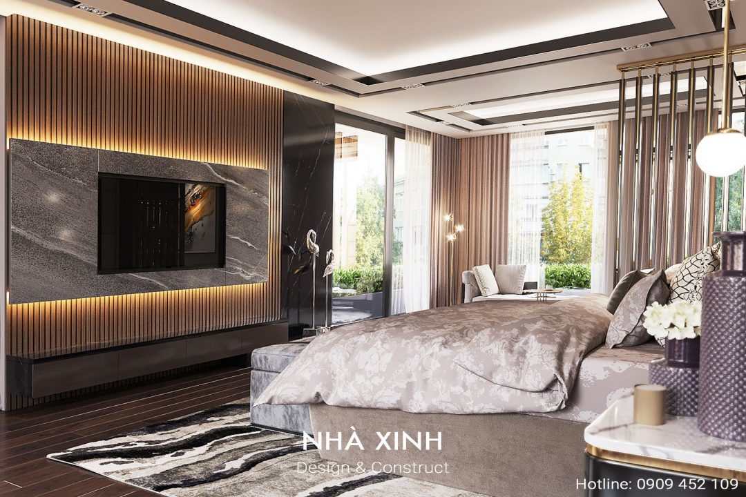 Mẫu Thiết Kế Biệt Thự Hiện Đại 4 Tầng 480m2 | Anh Tiến - Hình ảnh 17