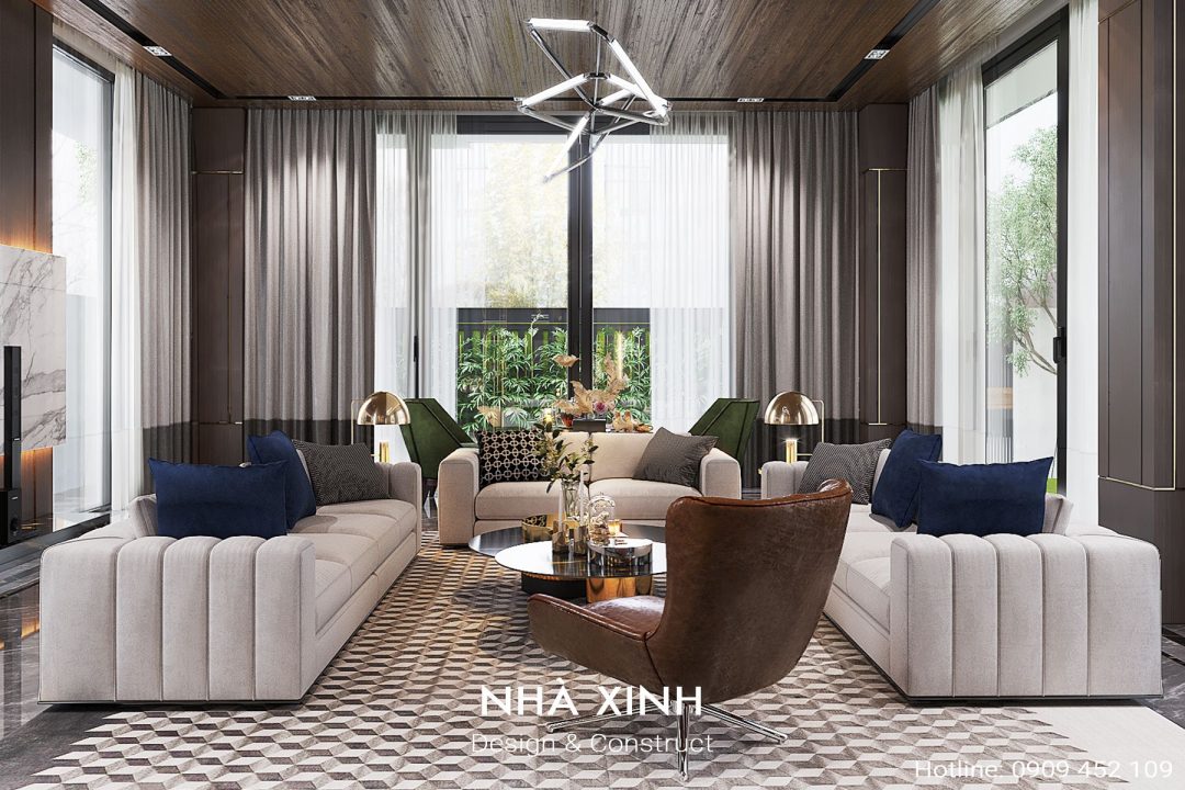 Mẫu Thiết Kế Biệt Thự Hiện Đại 4 Tầng 480m2 | Anh Tiến - Hình ảnh 5