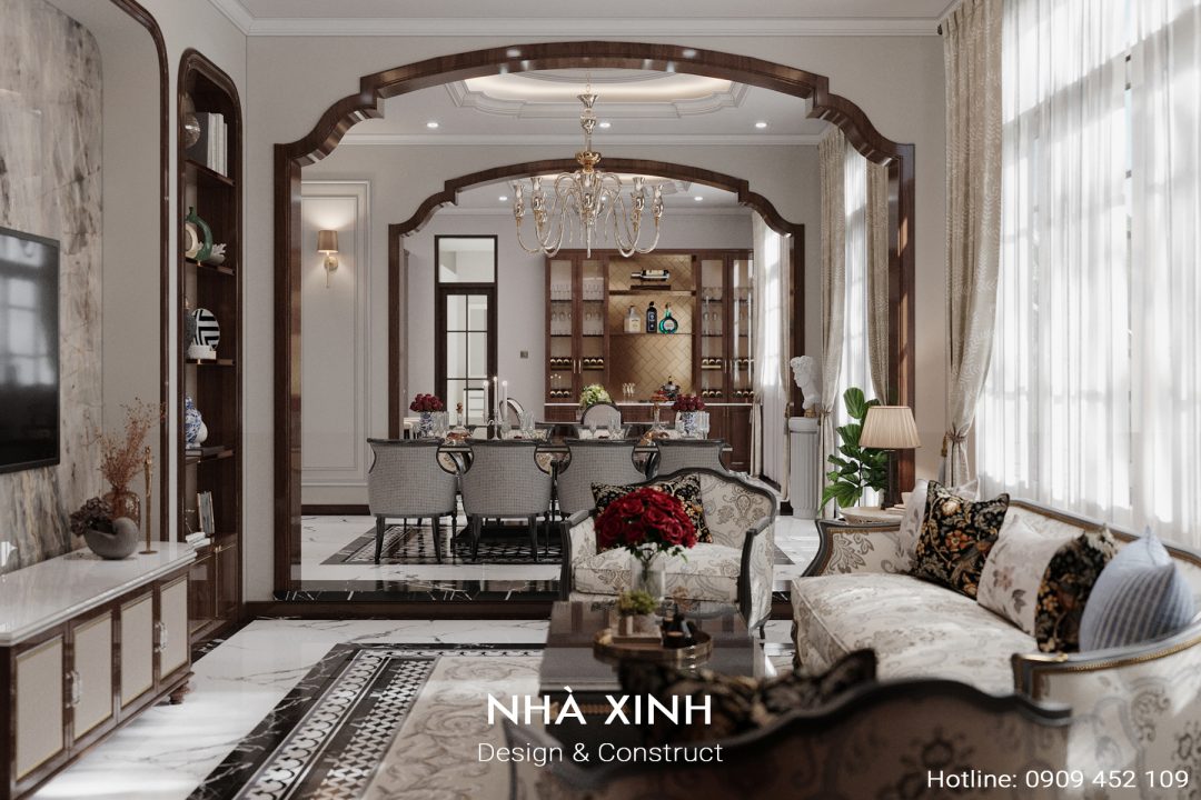 Nội Thất Biệt Thự Phong Cách Indochine Đẹp | Bác Sơn