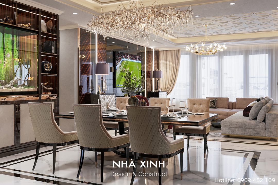 Thiết Kế Nội Thất Penthouse Phong Cách Traditional | Anh Hưng - Hình ảnh 10