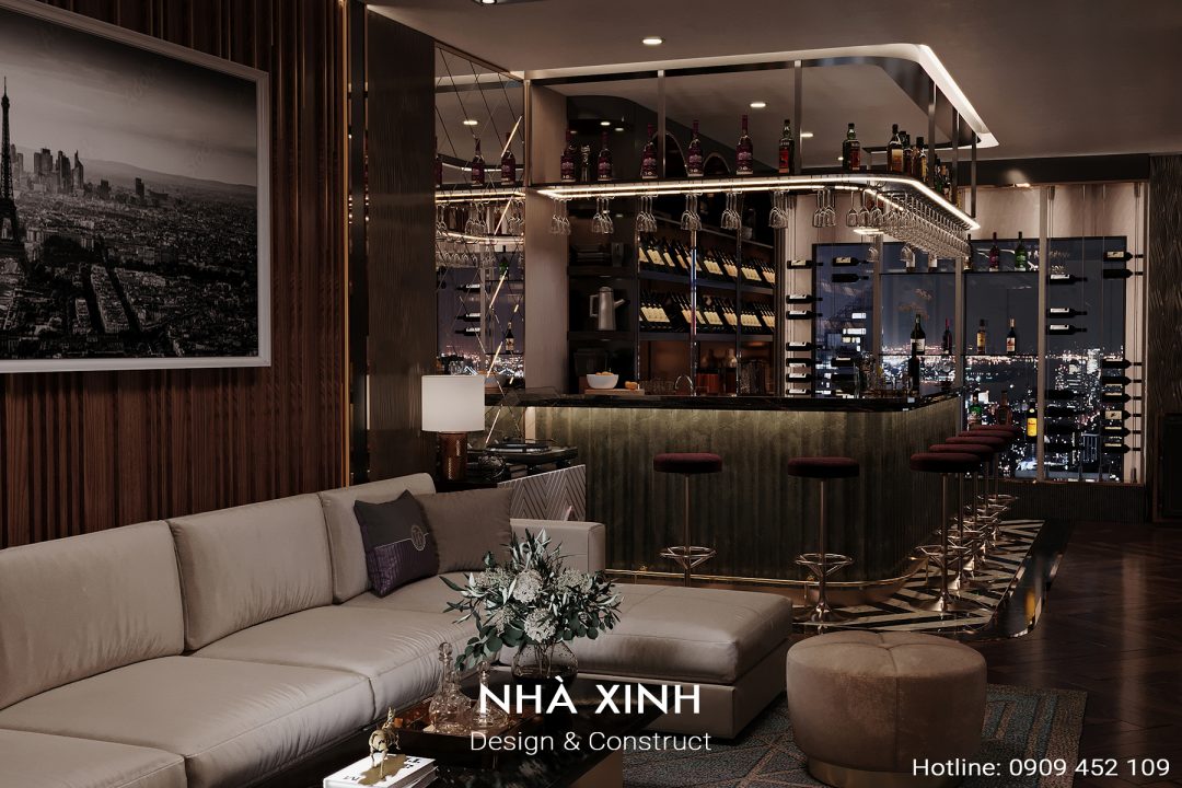 Thiết Kế Nội Thất Căn Hộ Penthouse Đẳng Cấp 2024 | Tòa Nhà Sonatus | Quận 1 - Hình ảnh 4