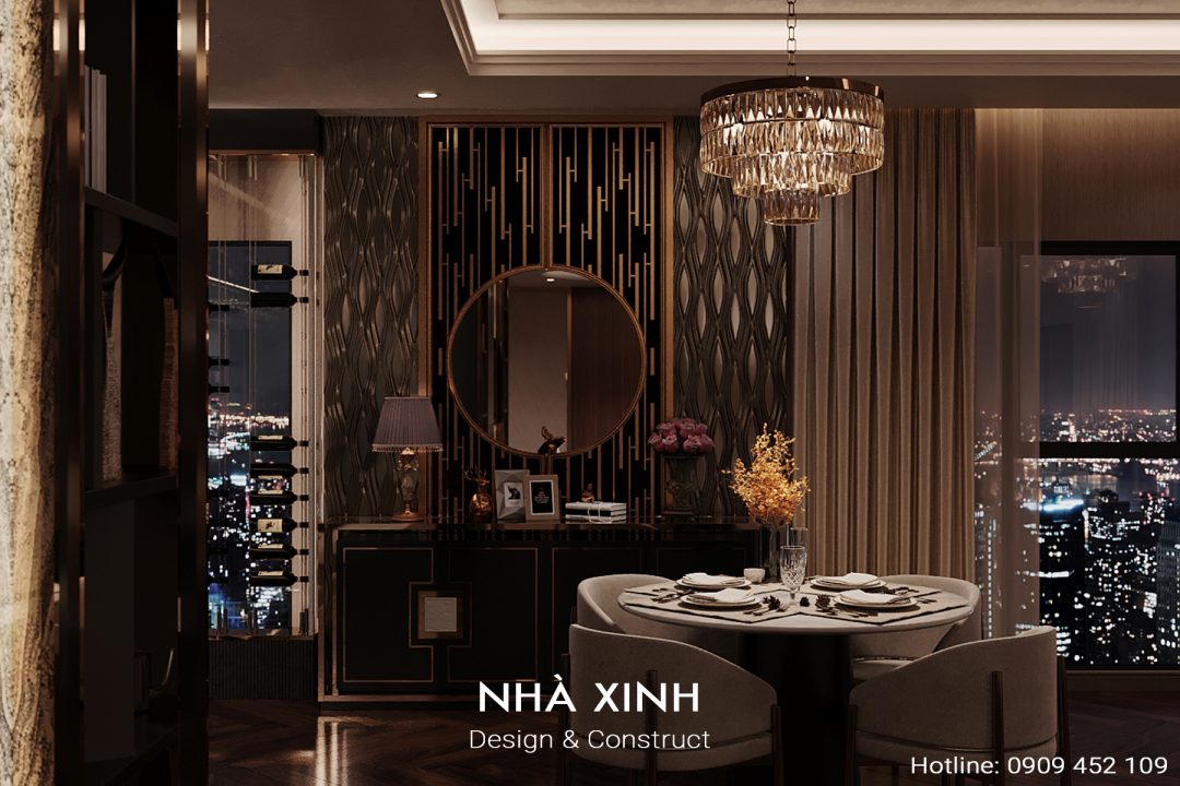 Thiết Kế Nội Thất Căn Hộ Penthouse Đẳng Cấp 2024 | Tòa Nhà Sonatus | Quận 1 - Hình ảnh 9