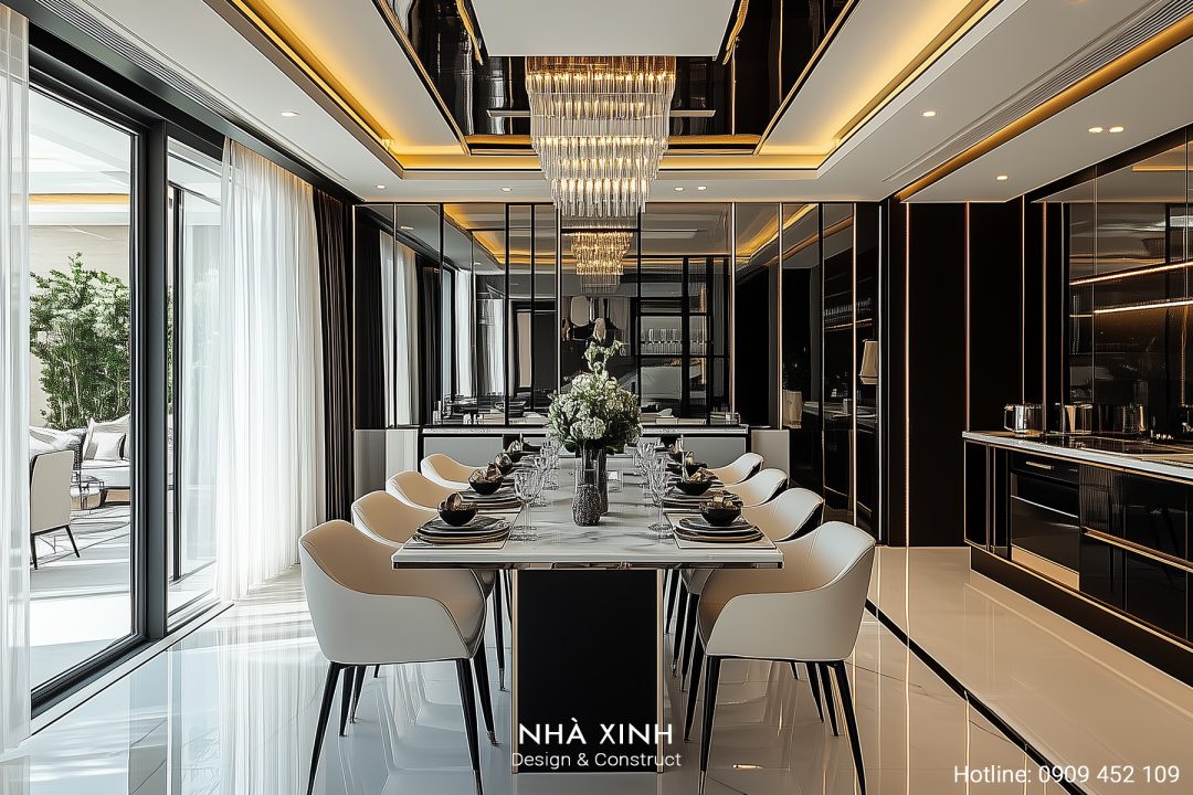 Thiết kế nội thất biệt thự Diamond Riverside Quận 9 SG06 - Hình ảnh 4